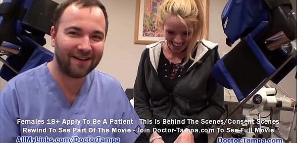$CLOV Become Doctor Tampa While He Examines Big Tit Blonde Bella Ink For New Student Physical At GirlsGoneGyno.com